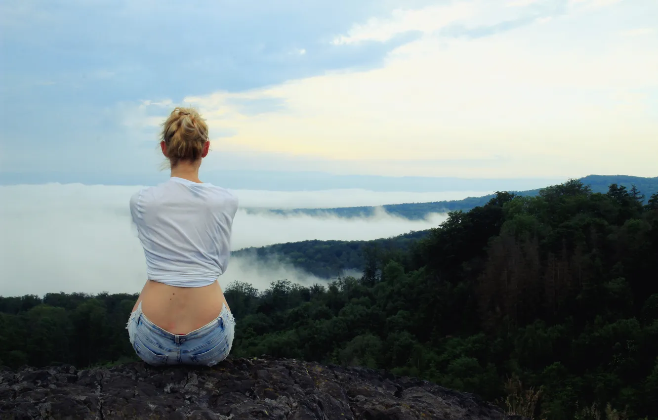 Photo wallpaper woman, model, cute, person