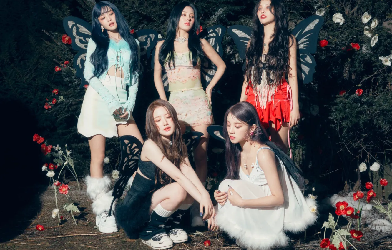 Photo wallpaper girl, Music, asian, group, K Pop