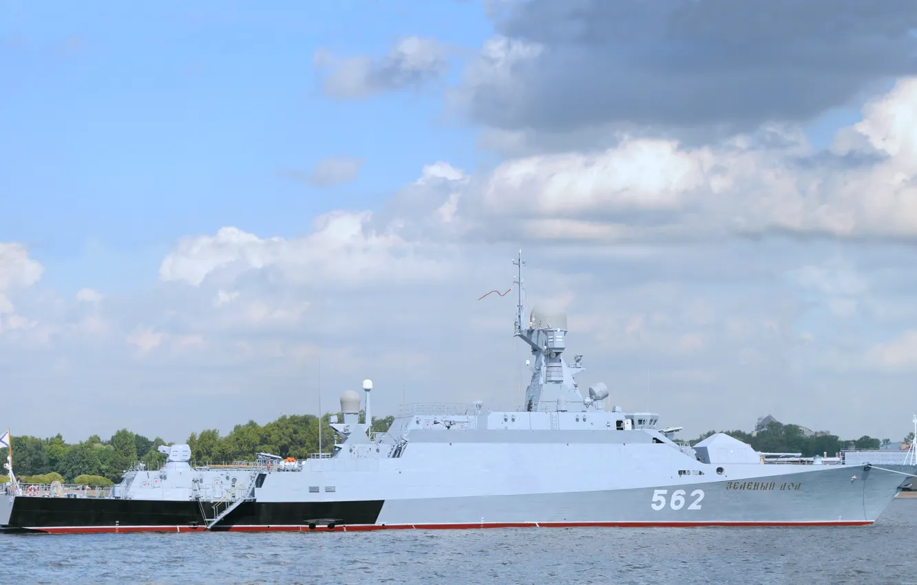 Photo wallpaper ship, rocket, small, green Vale