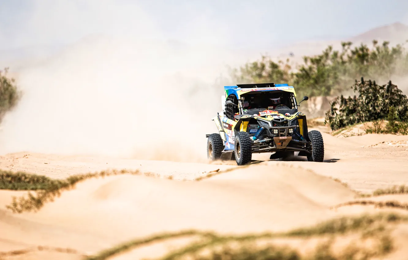 Photo wallpaper Sport, Desert, Speed, Rally, Dakar, Dakar, Rally, 356