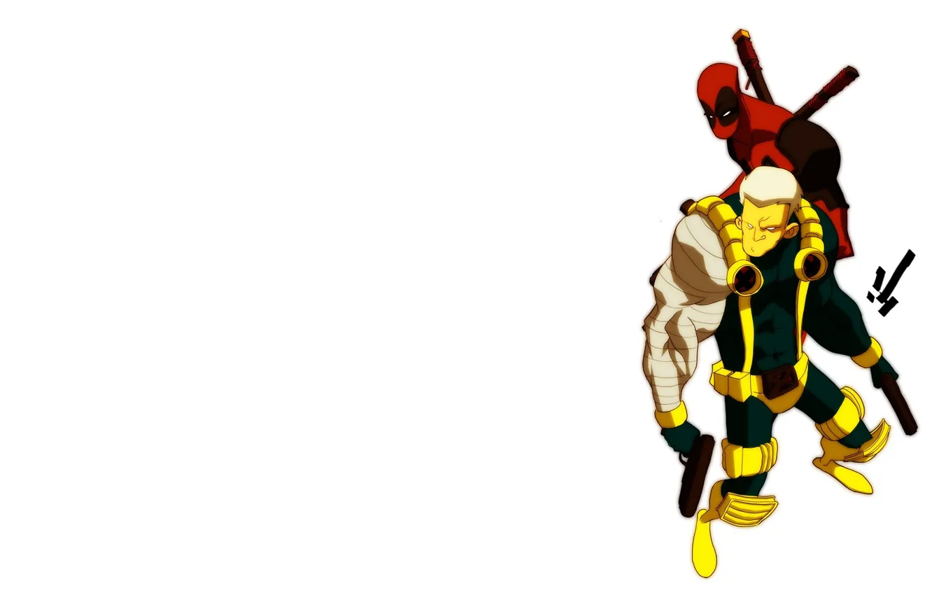 Photo wallpaper red, Deadpool, Marvel, Deadpool, Comics, Cable, Wade Wilson