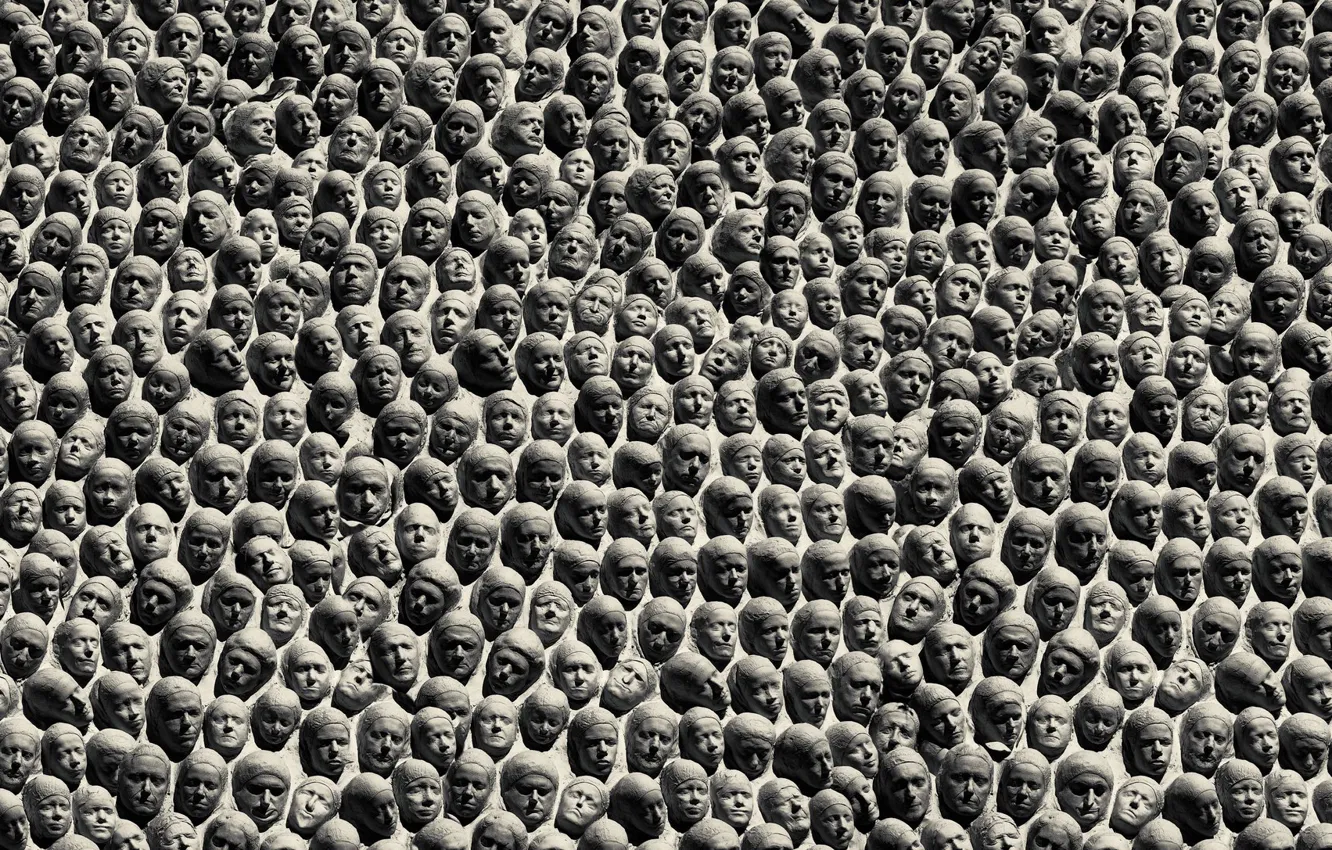 Photo wallpaper texture, mask, a lot