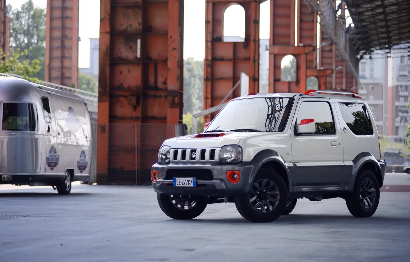 Photo wallpaper Suzuki, Street, Suzuki, 2015, Jimny, JB43, Jimny