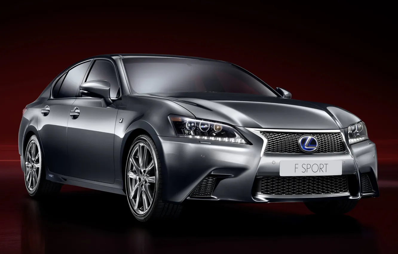 Photo wallpaper grey, Lexus, Lexus, the front, F Sport, GS450h