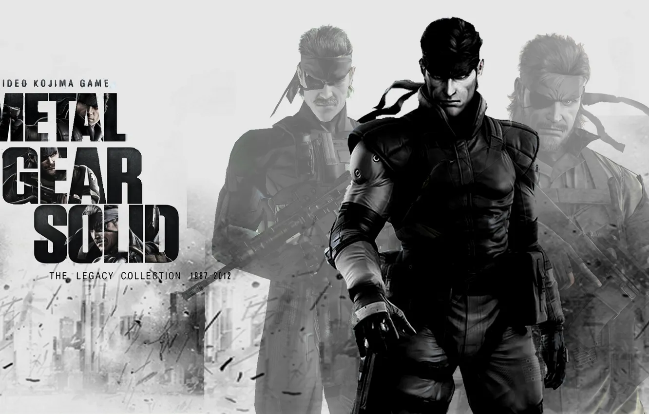 Wallpaper Metal Gear Solid Konami Kojima Productions Solid Snake Big Boss Naked Snake