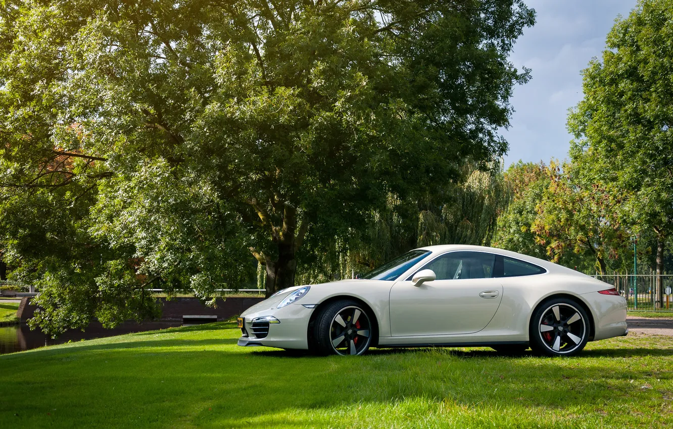 Photo wallpaper Porsche, profile, Porsche, Carrera, 991
