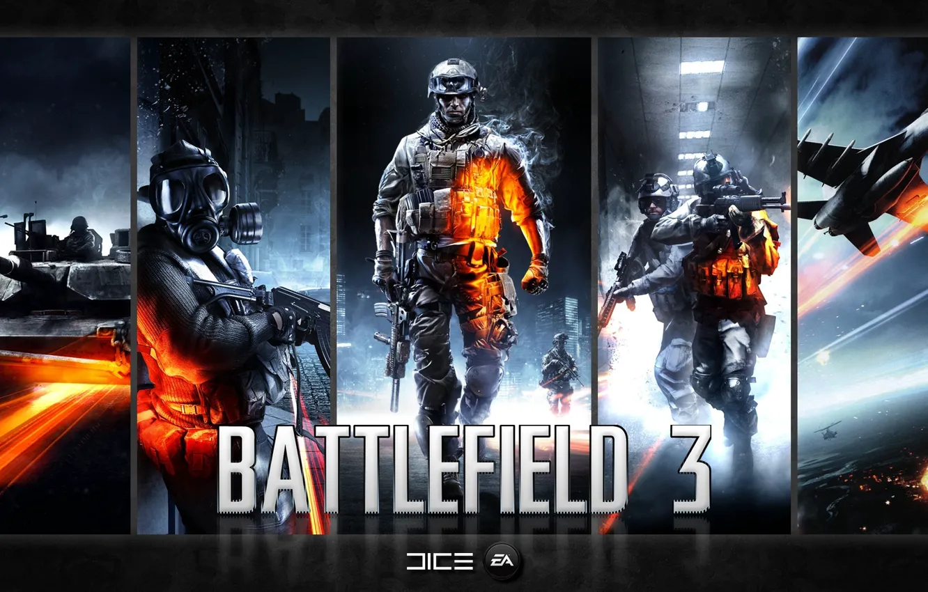 Photo wallpaper games, Battlefield 3, Battlefield 3 PC