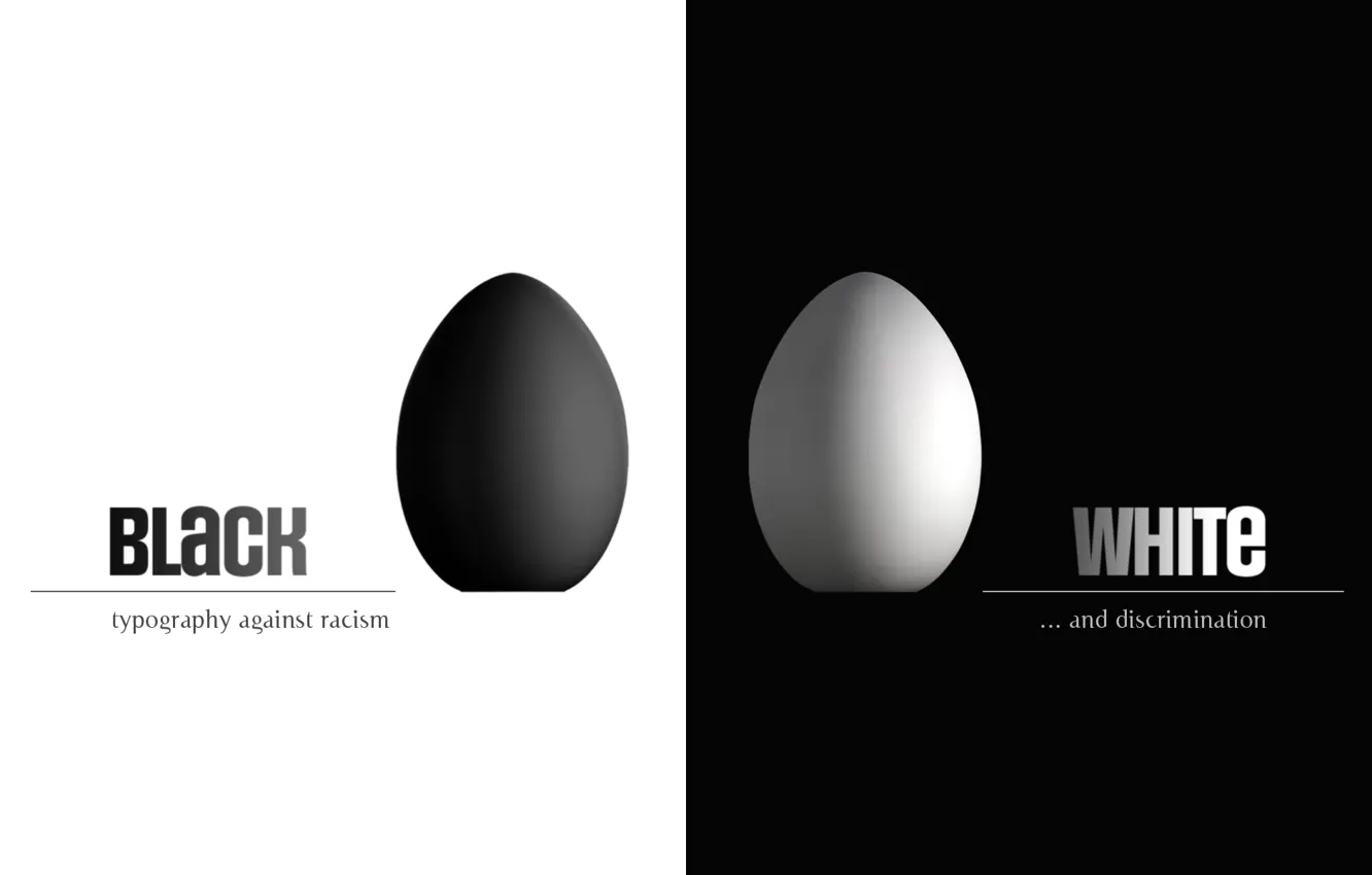 Photo wallpaper wallpaper, white, black, eggs, minimalism, contrast