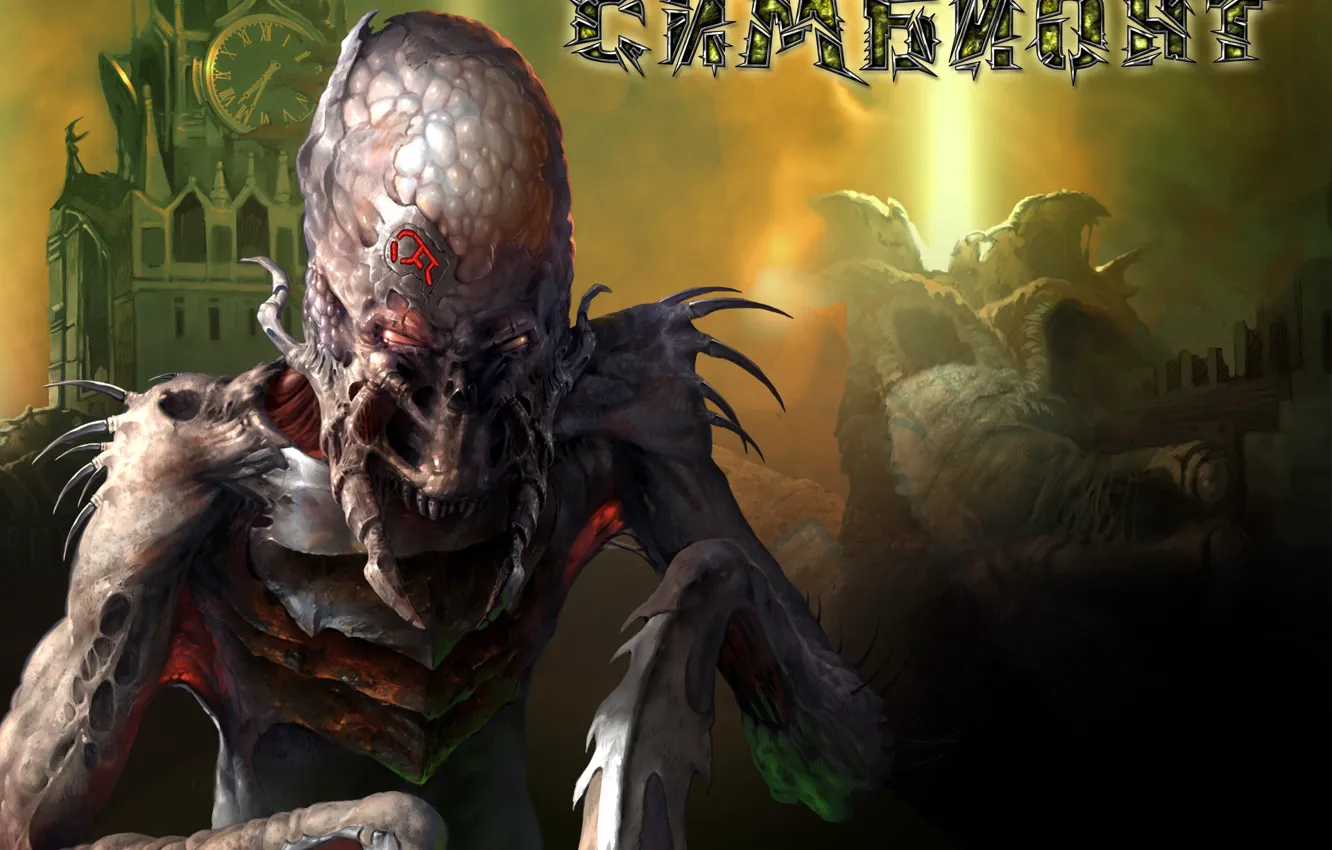 Photo wallpaper the game, alien, Russian game, Swarm, The swarm, symbiont