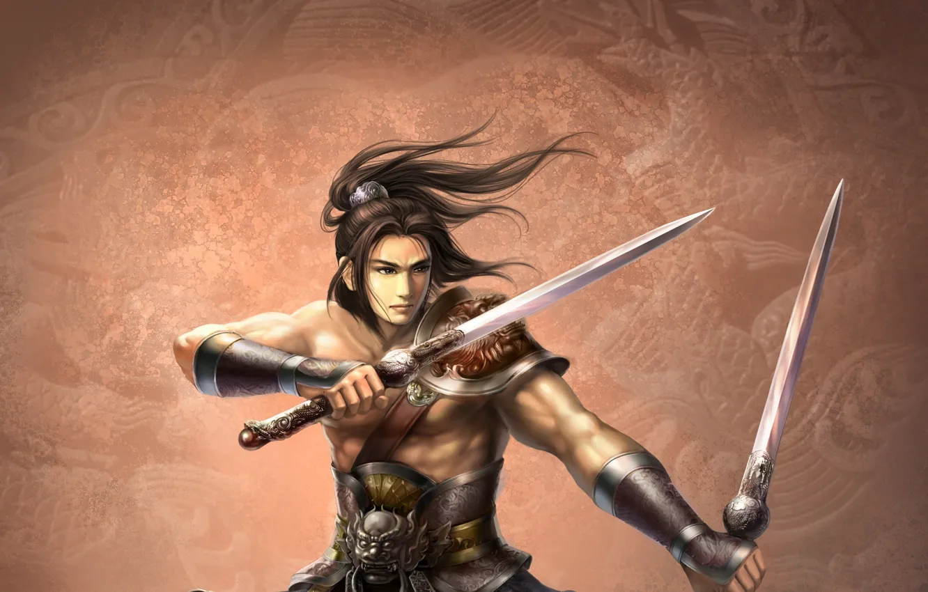 Photo wallpaper weapons, the game, warrior, art