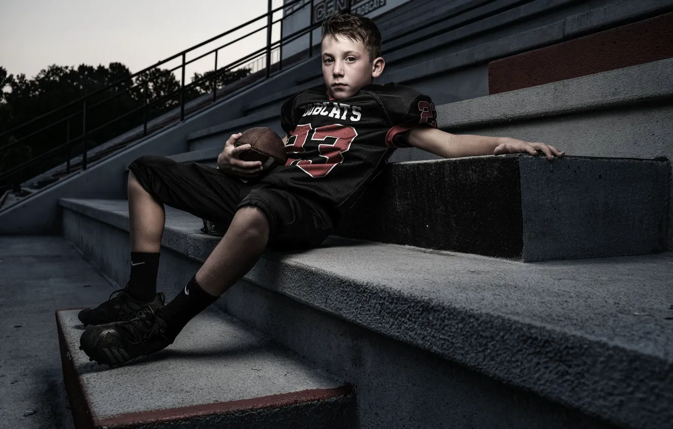 Photo wallpaper sport, boy, player