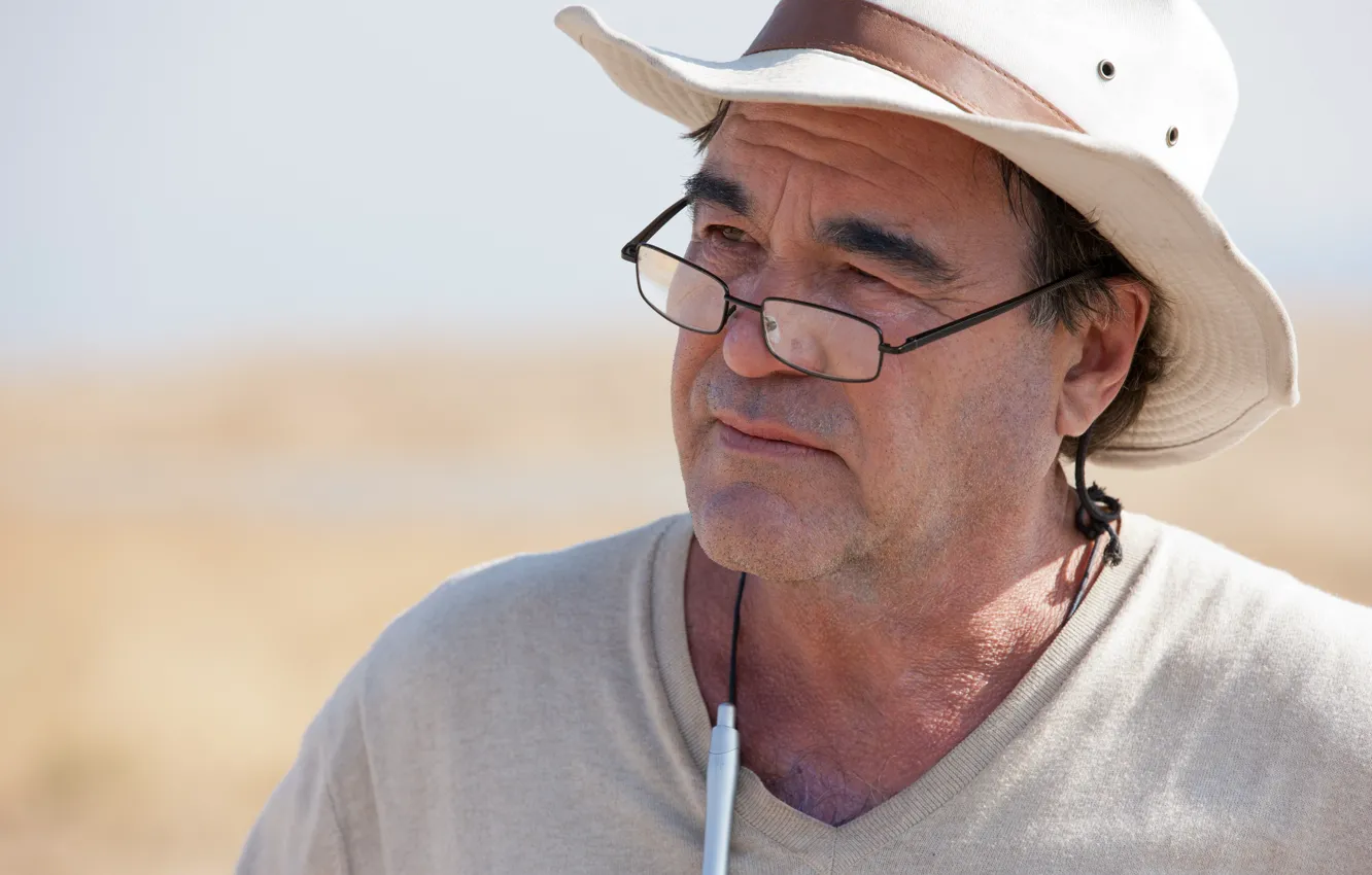 Photo wallpaper hat, glasses, celebrity, Director, writer, Oliver Stone, Oliver Stone
