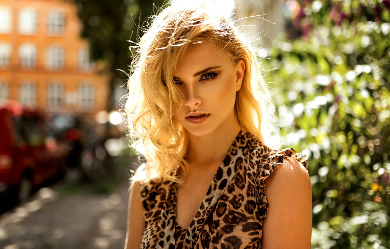 Photo wallpaper portrait, sponge, the beauty, Carla, Miro Hofmann