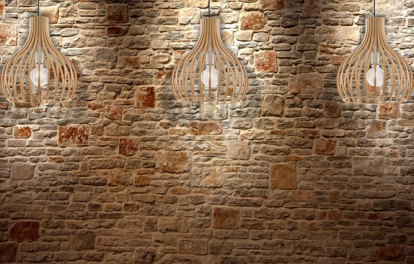 Photo wallpaper light, romantic, scene, decoration, lamps