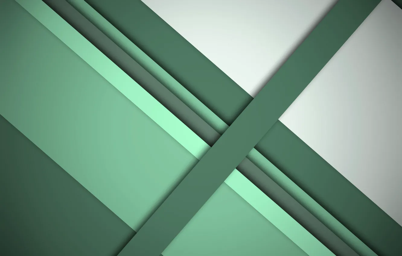 Photo wallpaper white, line, geometry, green, design, color, material