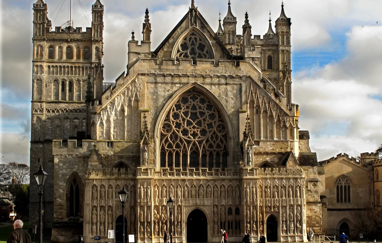 Photo wallpaper Gothic, England, Church, Cathedral, architecture, Cathedral, England, Church