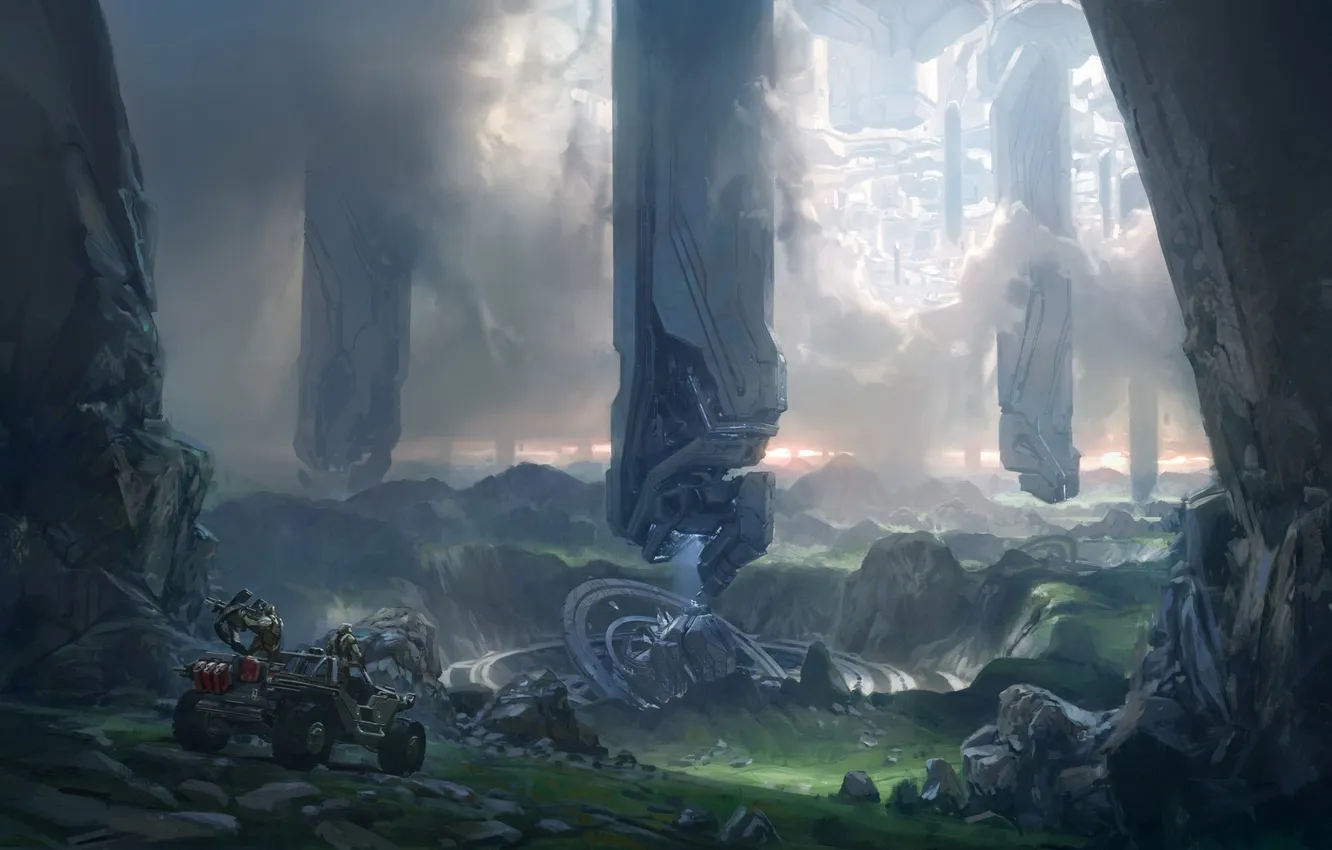 Photo wallpaper the game, Halo, Xbox 360, Halo 4