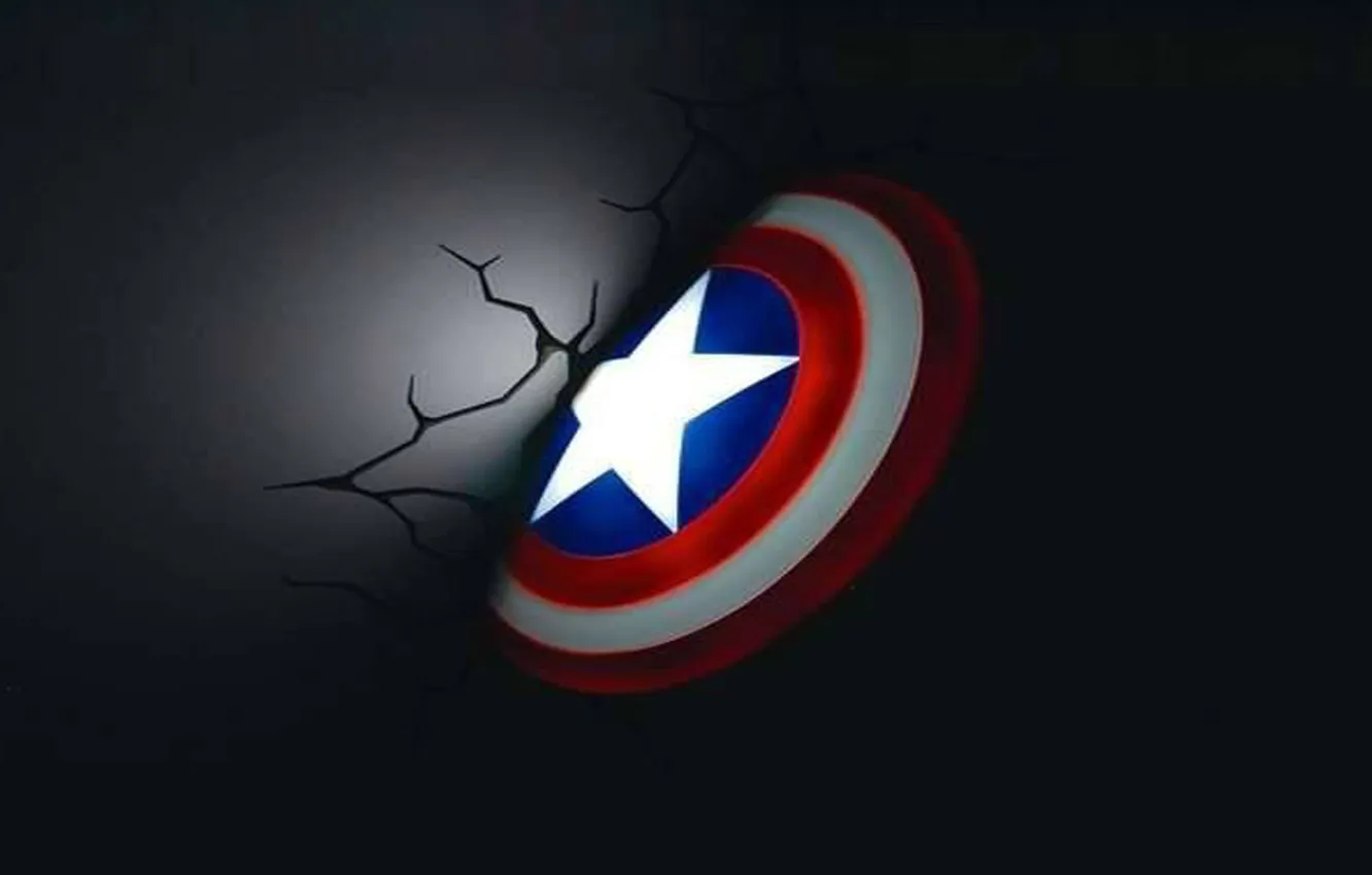 Photo wallpaper hero, shield, superhero, marvel, cap, marvel, Captain America, captain America