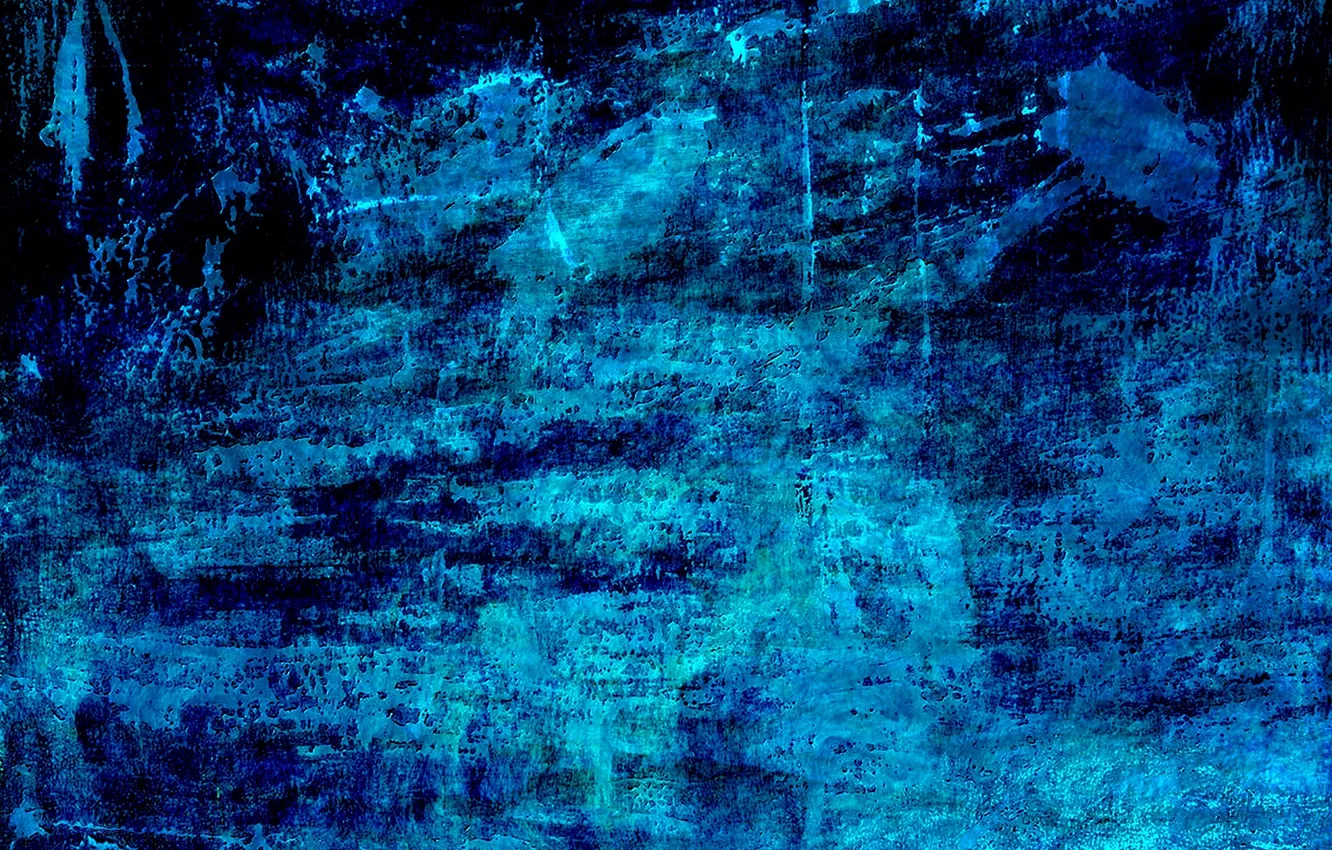 Photo wallpaper blue, wall, blue color