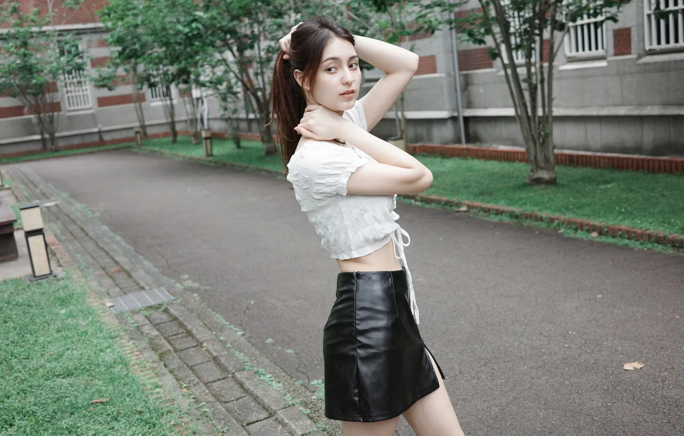 Photo wallpaper China, wallpaper, girl, sexy, woman, model, asian, cute