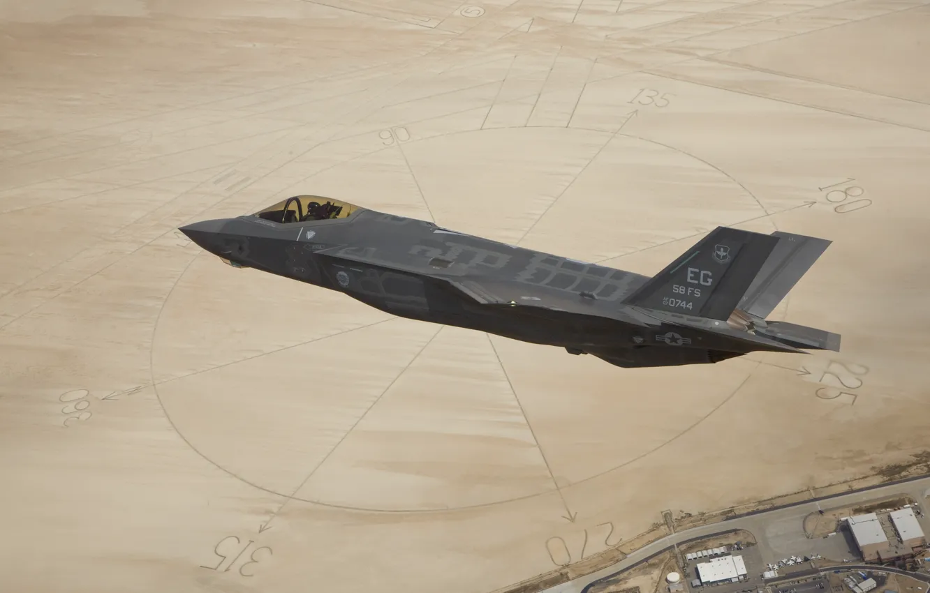 Photo wallpaper UNITED STATES AIR FORCE, F-35, Edwards