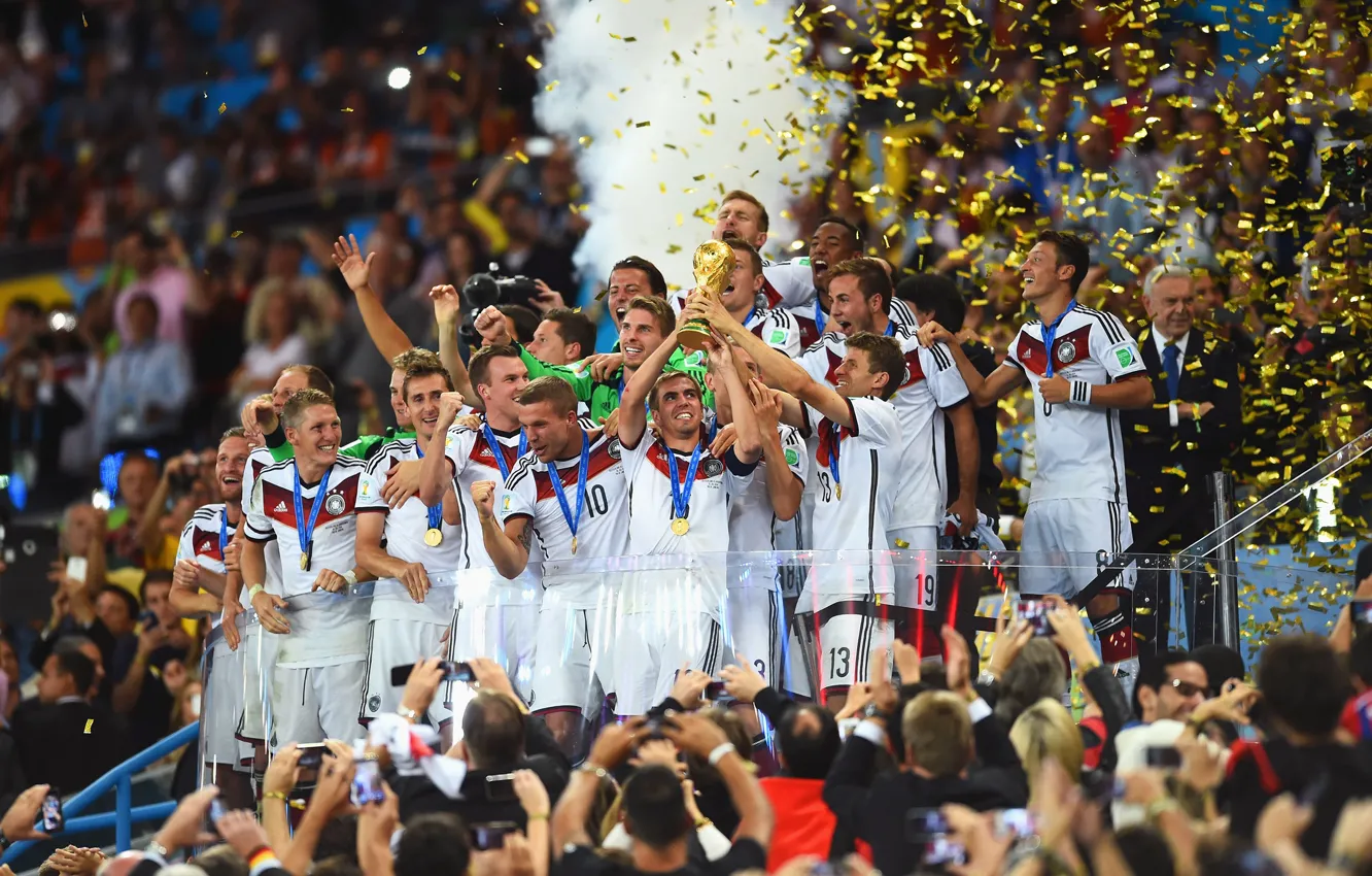 Photo wallpaper Germany, Germany, Germany, Mesut Ozil, Sami Khedira, Sami Khedira, FIFA, Bastian Schweinsteiger