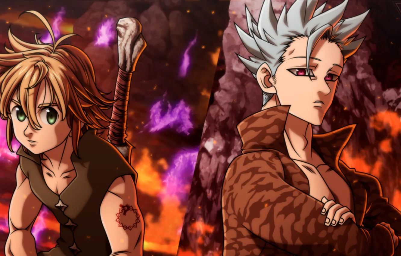 Photo wallpaper anime, art, guy, Nanatsu no Taizai, The seven deadly sins