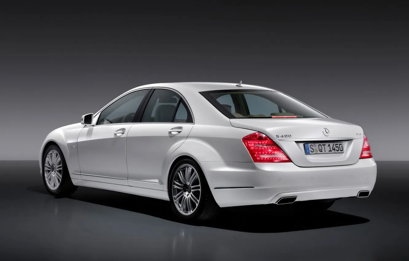 Photo wallpaper car, machine, Mercedes-Benz, S Class, S 400