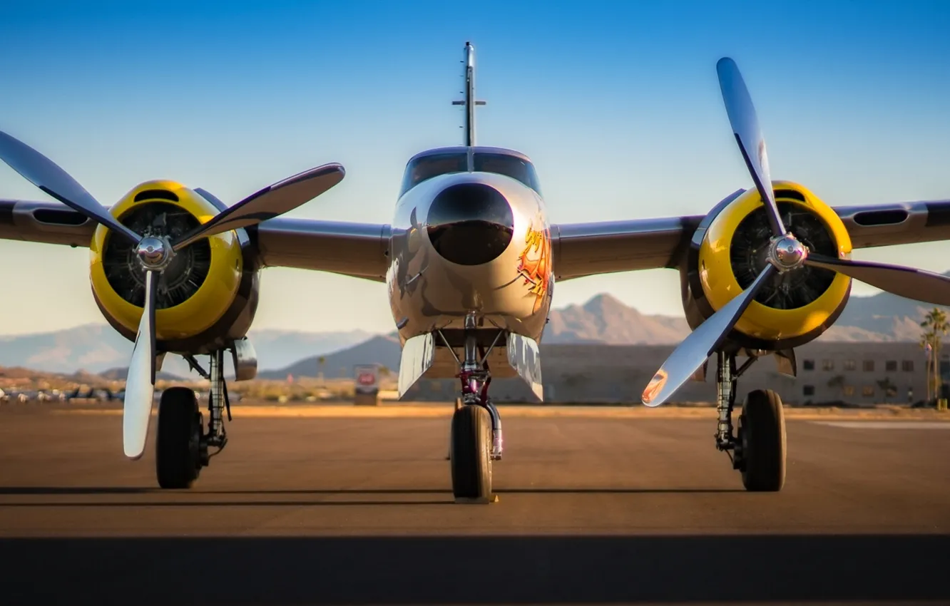 Photo wallpaper bomber, the plane, Douglas A-26 Invader