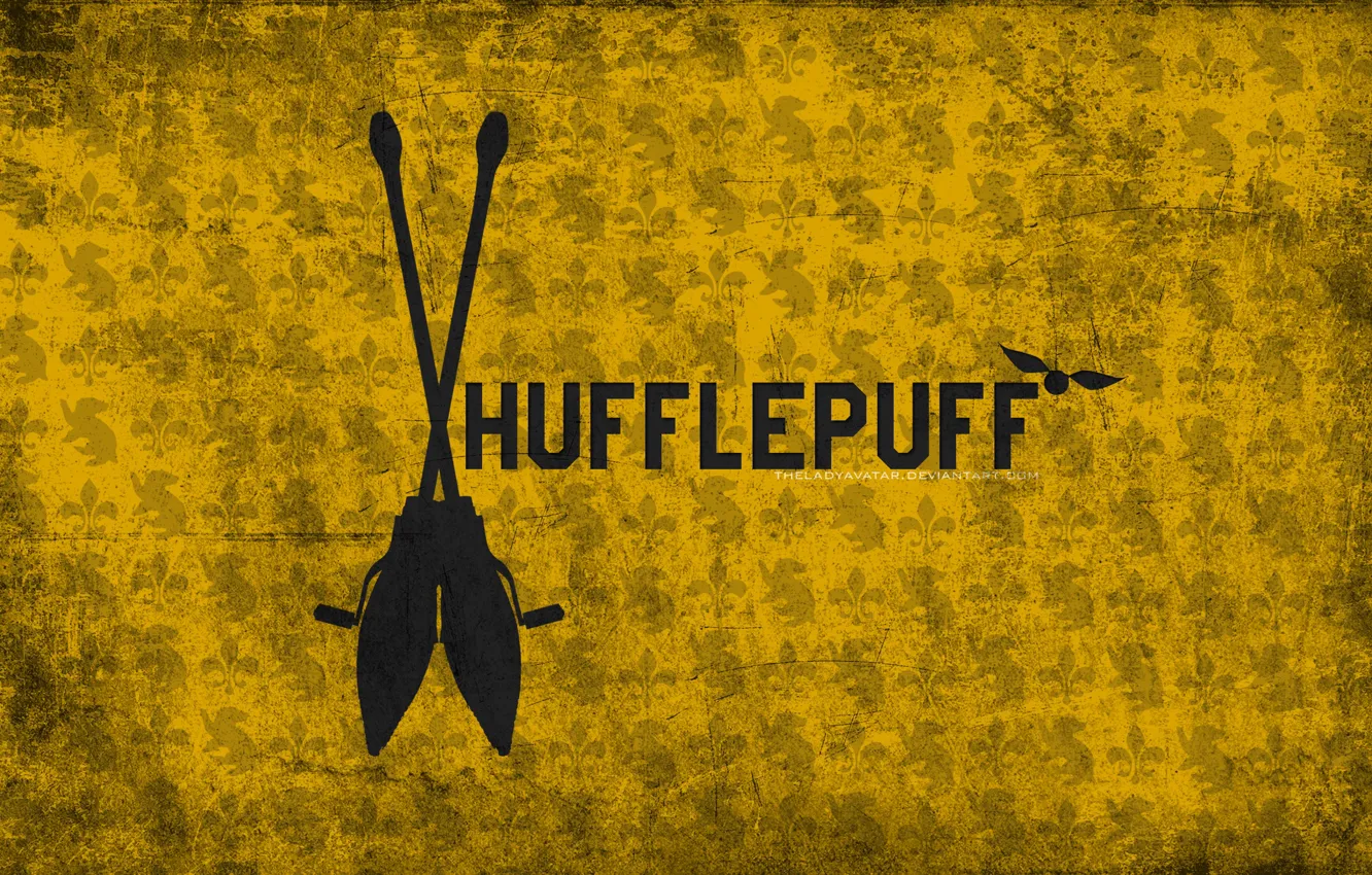 Photo wallpaper broom, Hogwarts, Hogwarts, quidditch, Hufflepuff, Puffenduya, quiddich, by theladyavatar