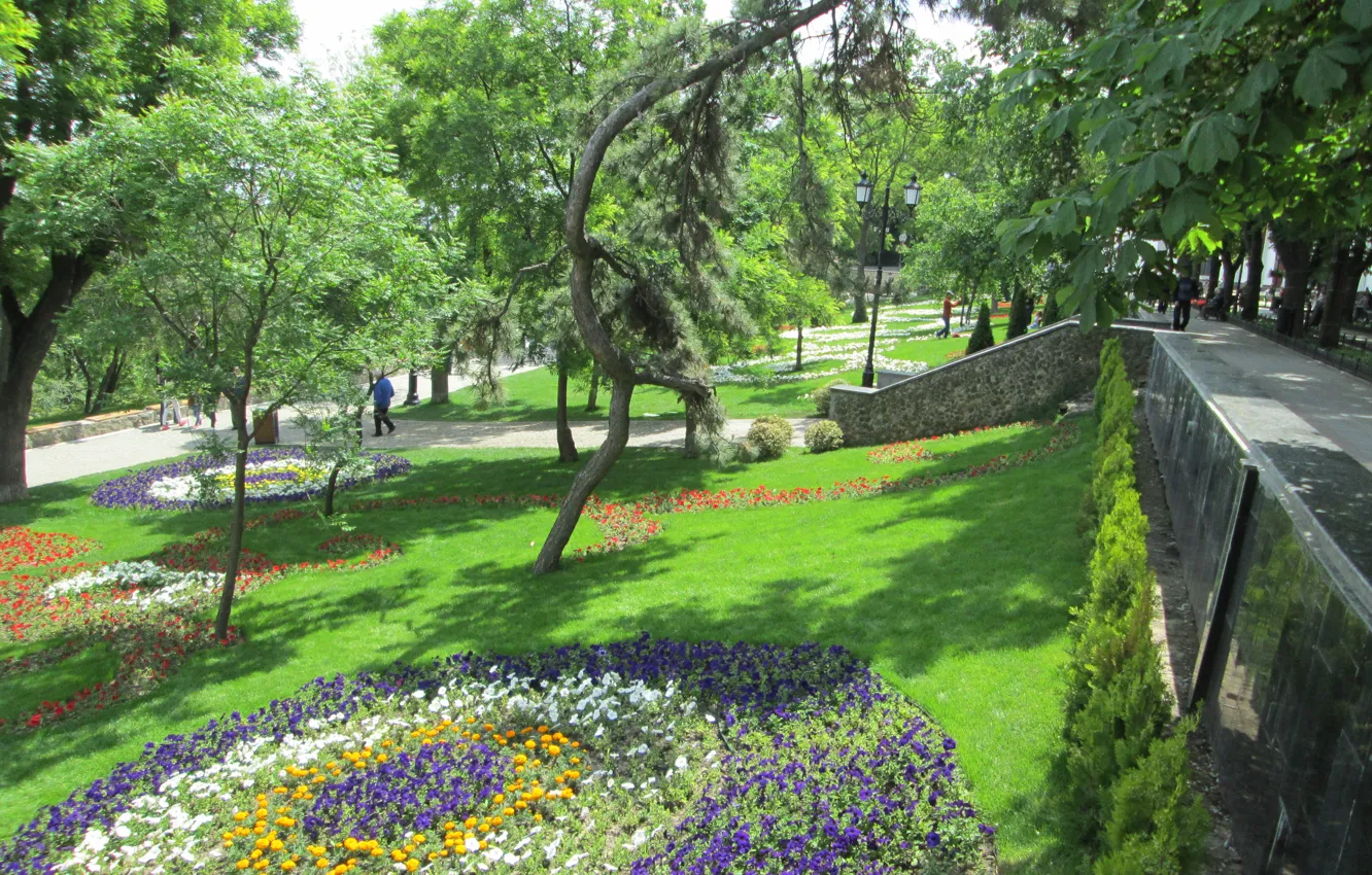 Photo wallpaper Odessa, Primorsky Boulevard, Potemkin Park