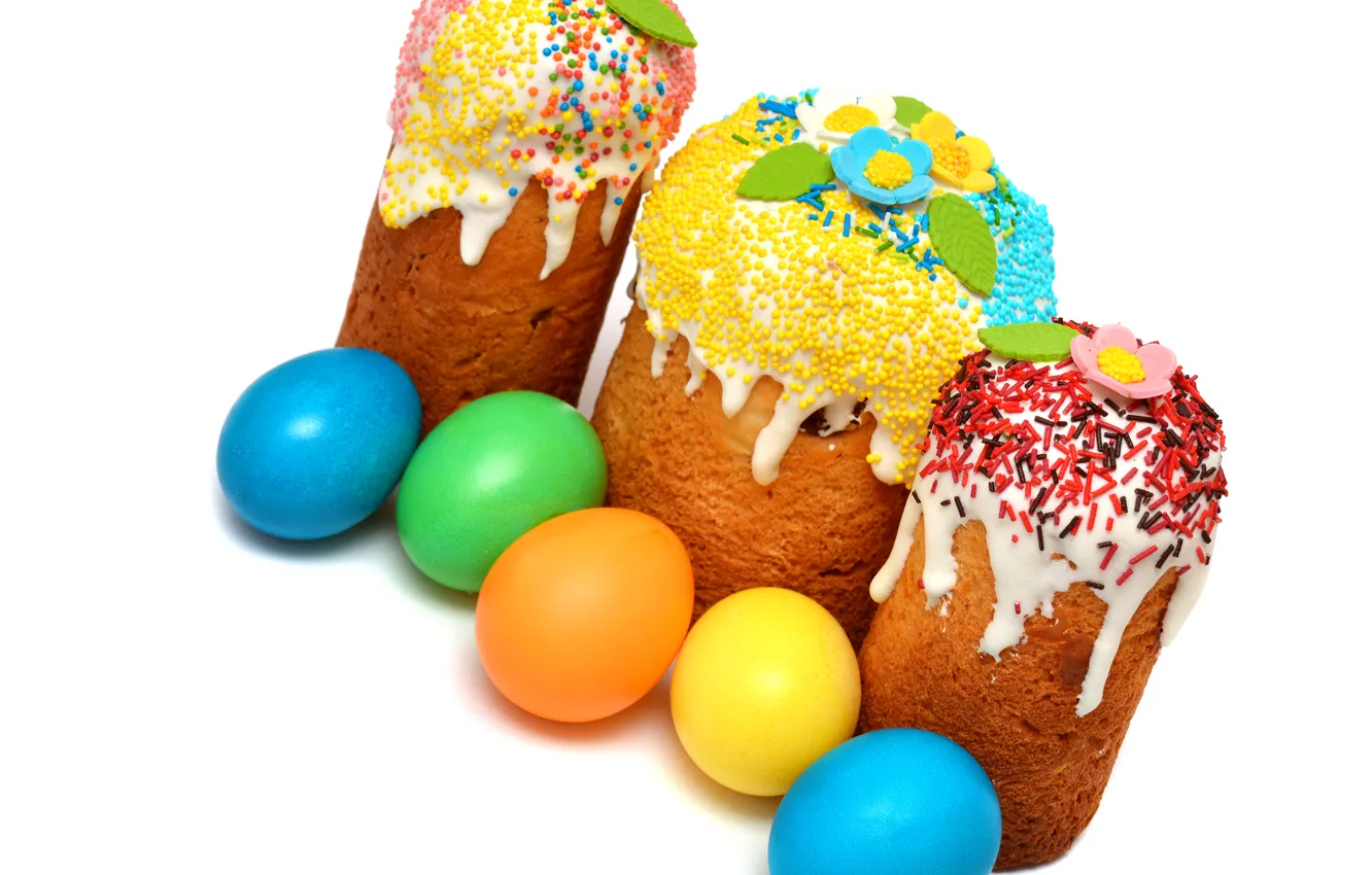Photo wallpaper photo, Easter, Eggs, Holiday, Food, Cake, Cakes