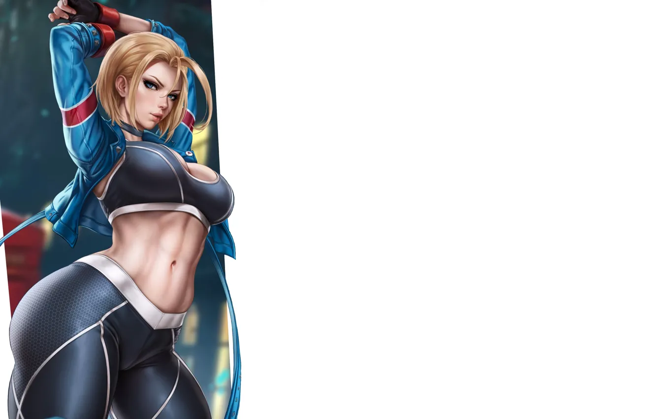 Photo wallpaper girl, hot, Stretch, Cammy, anime, pretty, blonde, babe