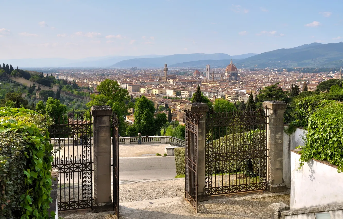 Photo wallpaper the city, Florence, Tuscany, Firenza