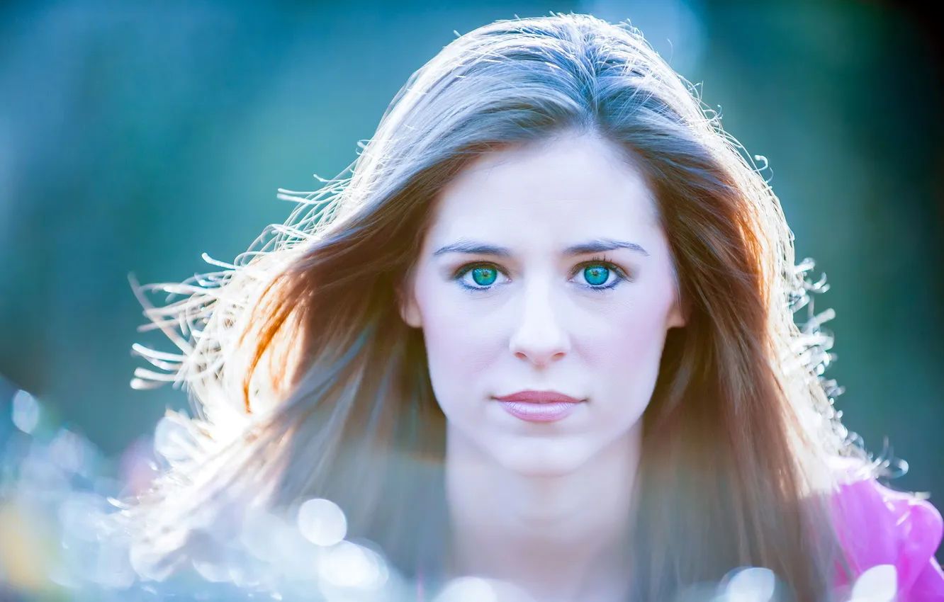 Photo wallpaper look, girl, McKenzie