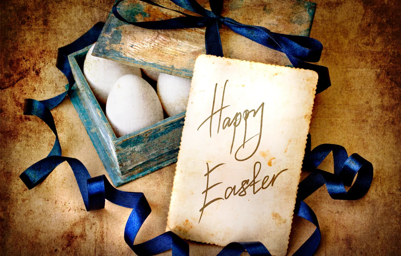 Photo wallpaper sheet, paper, holiday, the inscription, eggs, Easter, tape, box