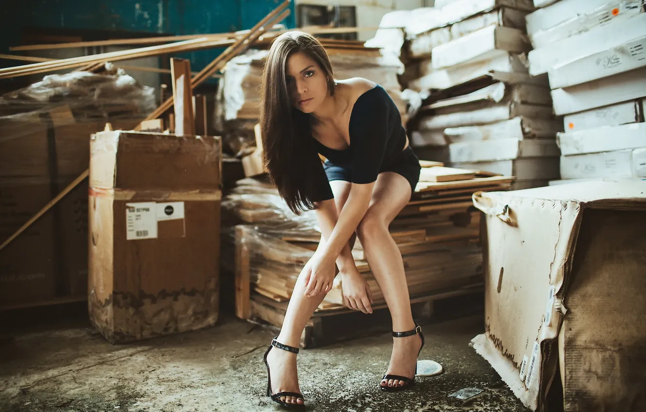 Photo wallpaper girl, pose, Sherri