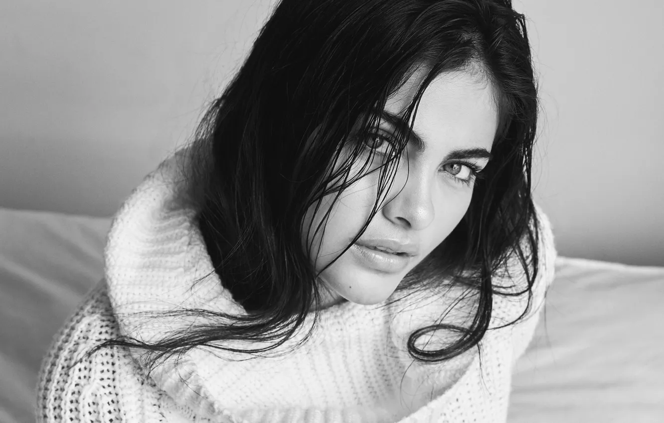 Photo wallpaper model, portrait, Sara Orrego