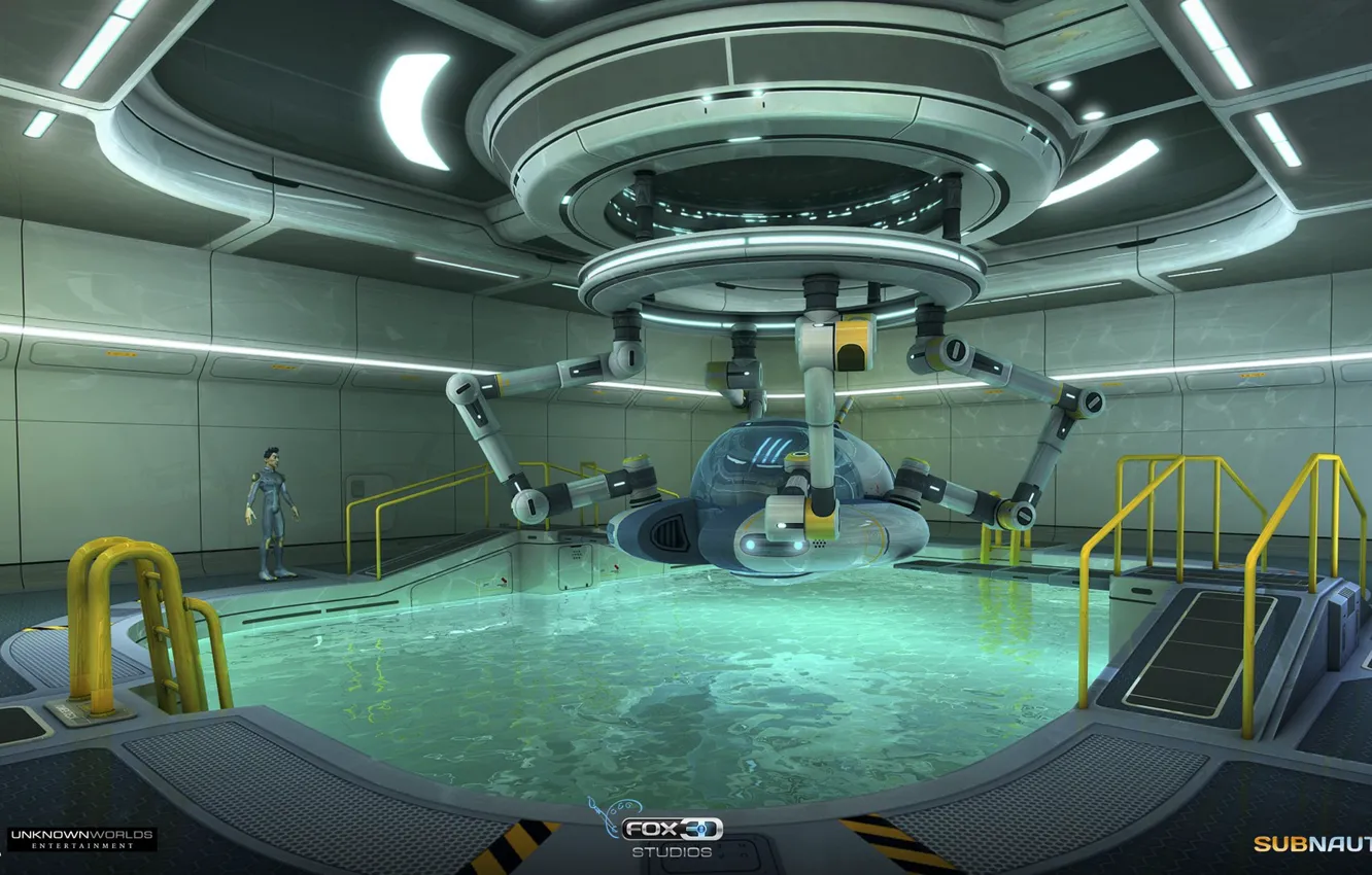 Photo wallpaper the room, camera, Subnautica