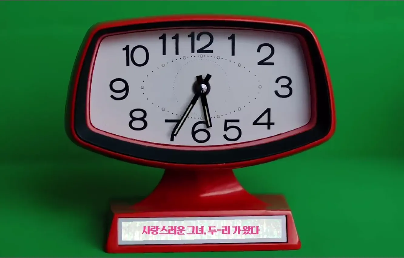 Photo wallpaper characters, time, Korean, other, information