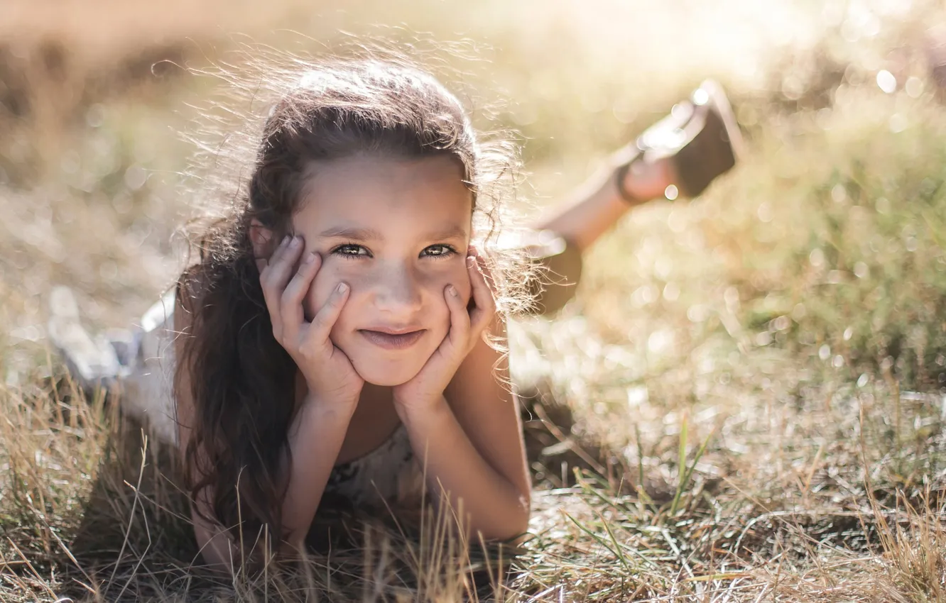 Photo wallpaper summer, look, girl