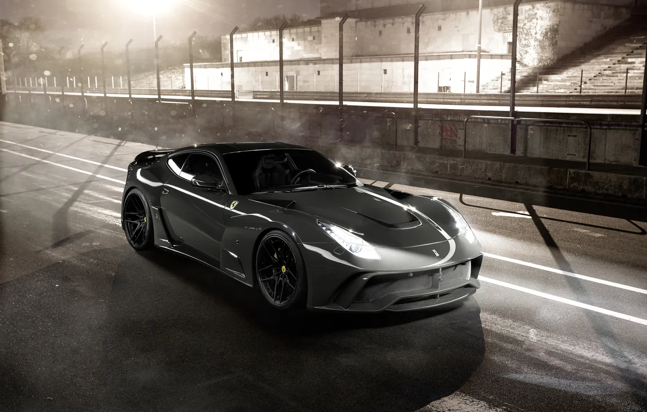 Photo wallpaper Ferrari, supercar, Ferrari, Novitec Rosso, F12berlinetta