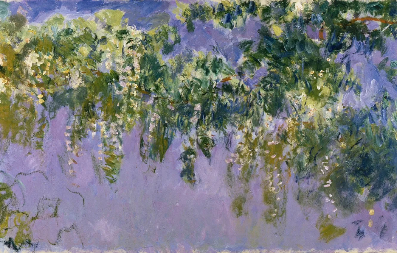 Photo wallpaper Claude Monet, Wisteria, 1917-1920
