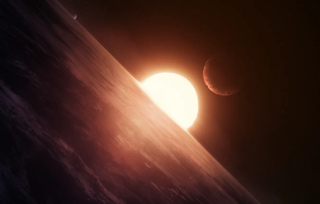 Photo wallpaper space, planet, Destiny