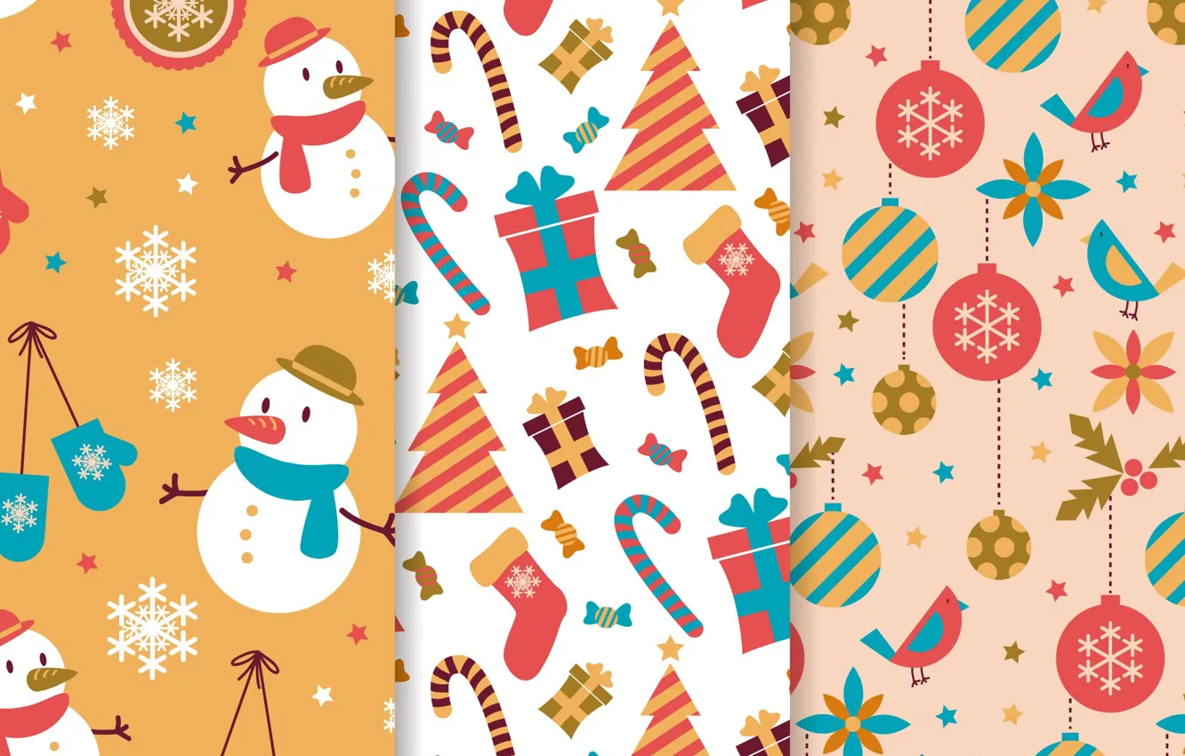 Photo wallpaper background, toy, texture, Christmas, pattern, decor, Collection