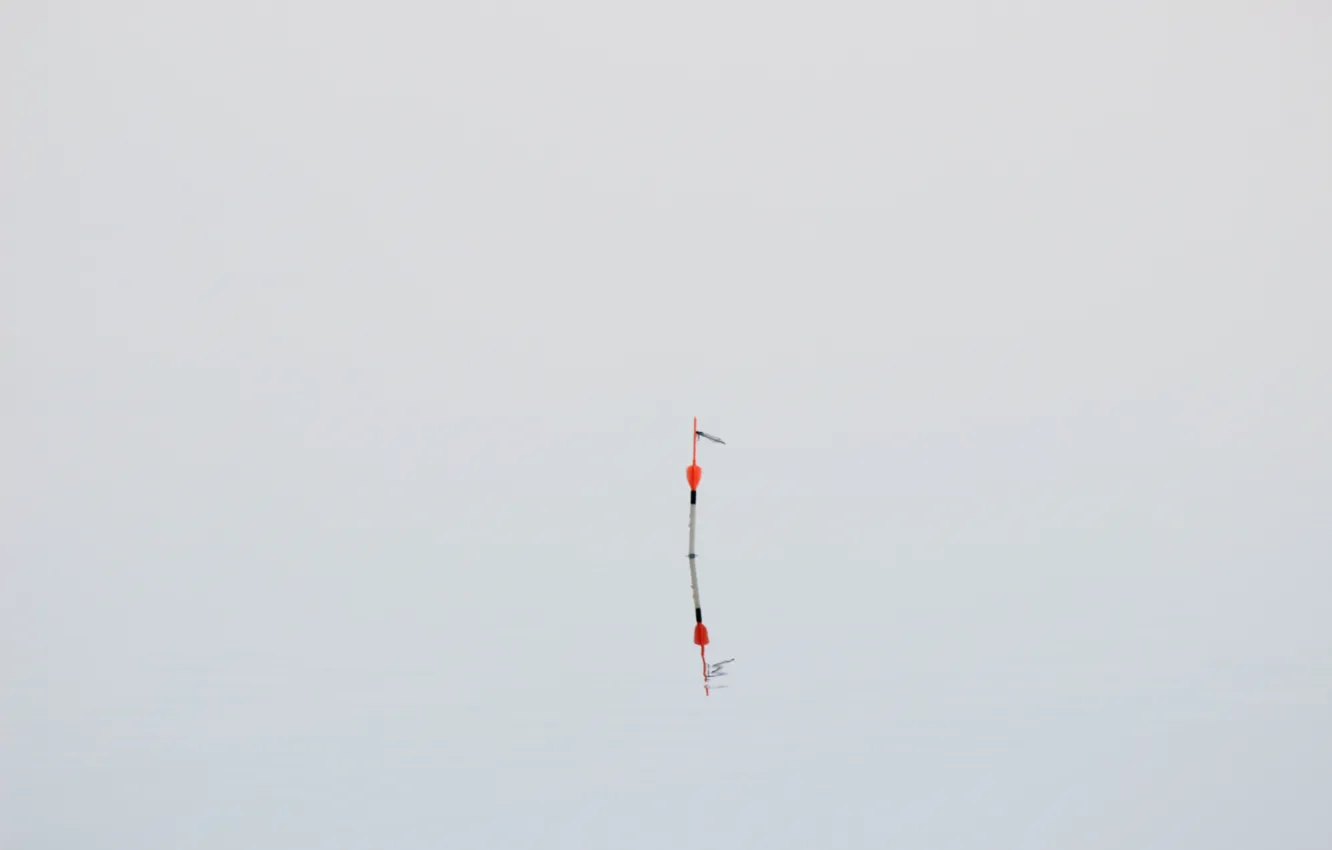 Photo wallpaper fishing, minimalism, float