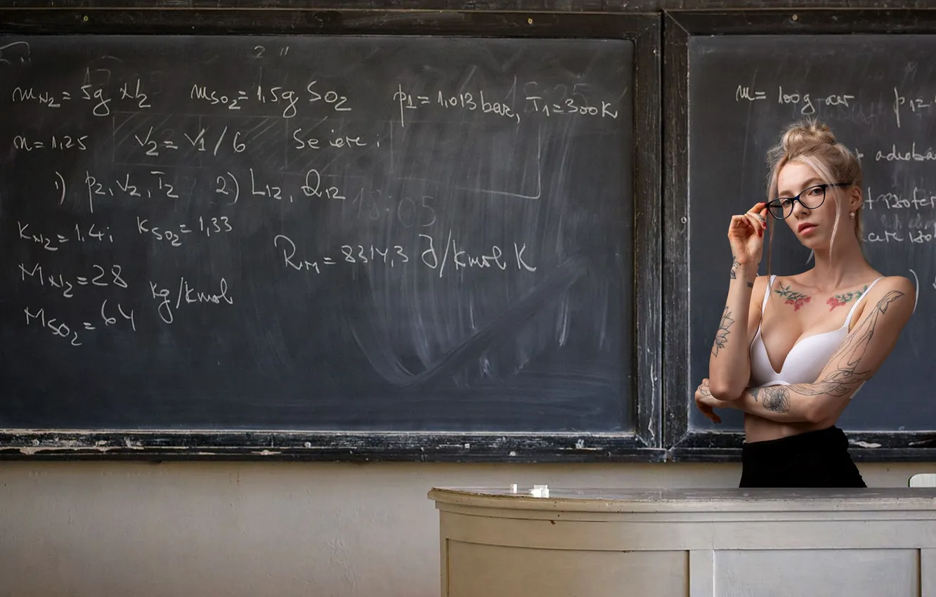 Photo wallpaper Board, blonde, class, the teacher, audience, Alexander, Zurab Babayev