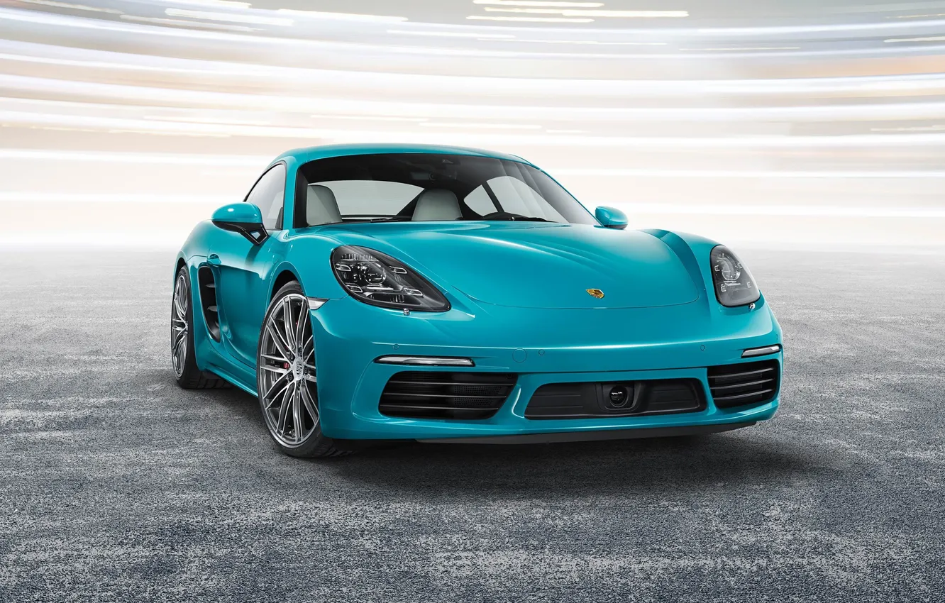 Photo wallpaper Porsche, Roadster, Porsche, Boxster, bokster, 718