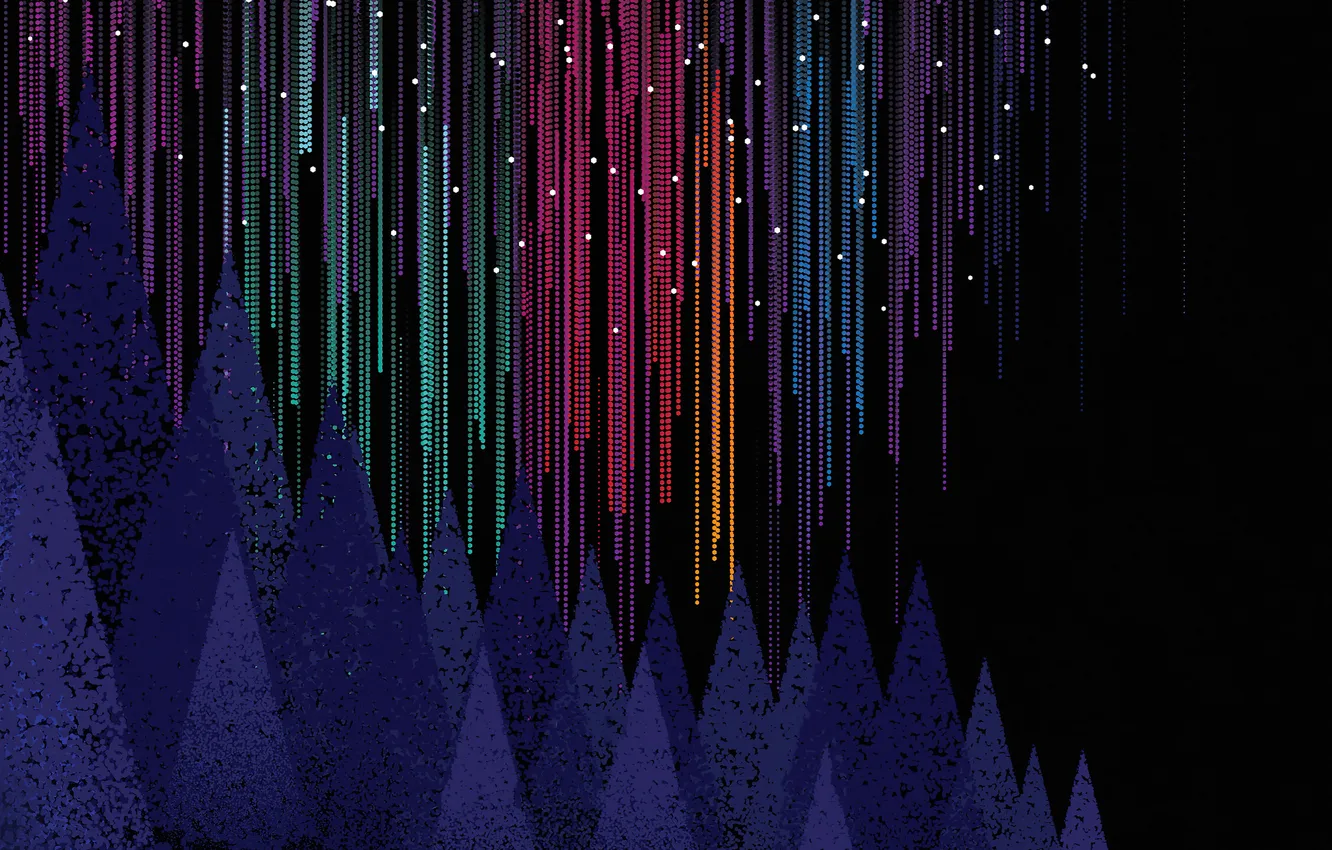 Photo wallpaper colours, lines, points