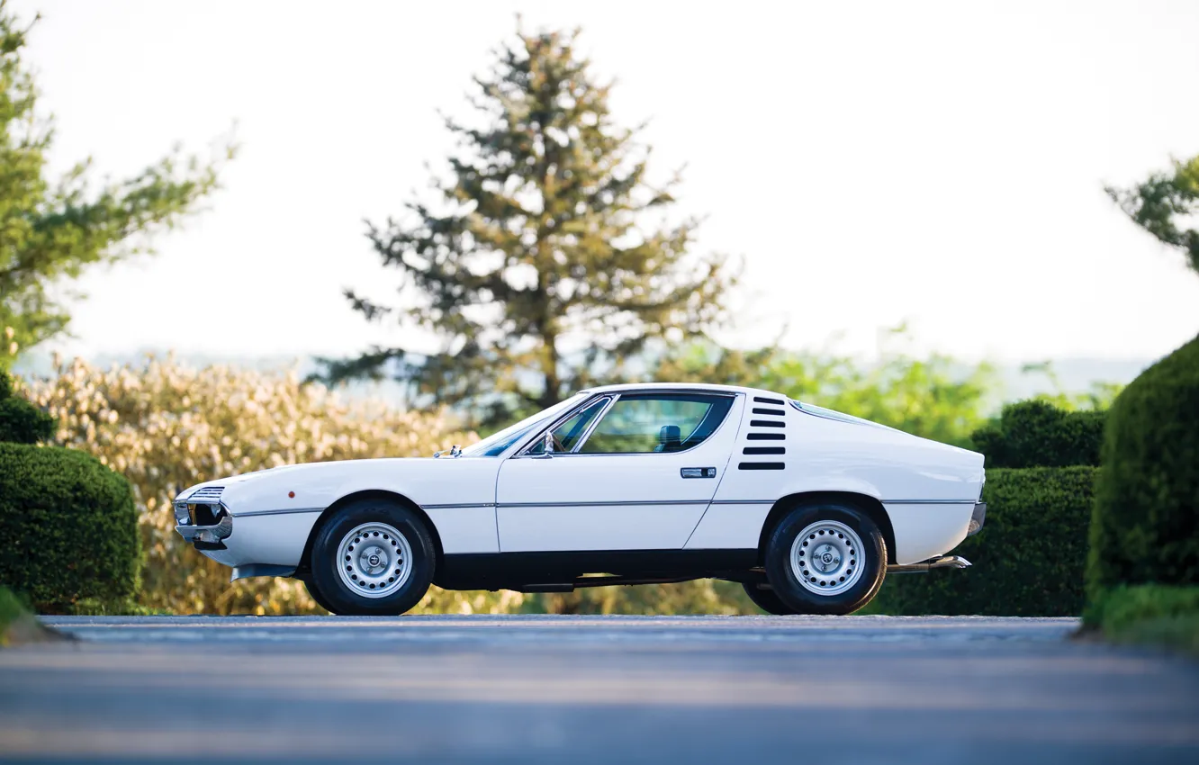 Photo wallpaper Alfa Romeo, Montreal, 1973, side view, Alfa Romeo Montreal